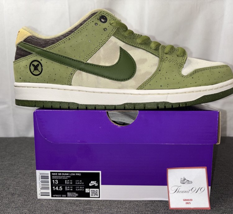Nike Sb Dunk Low Pro Yuto Horigome Matcha 13 Hf8022-300