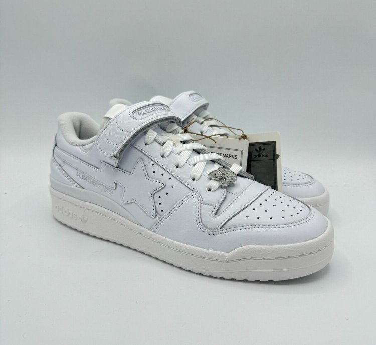 1 Of 100 Bape Adidas Forum Triple White