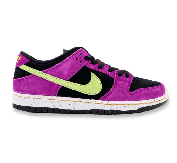 Bq6817-501 Nike Sb Dunk Low Acg Terra Red Plum Black Taxi Citrin