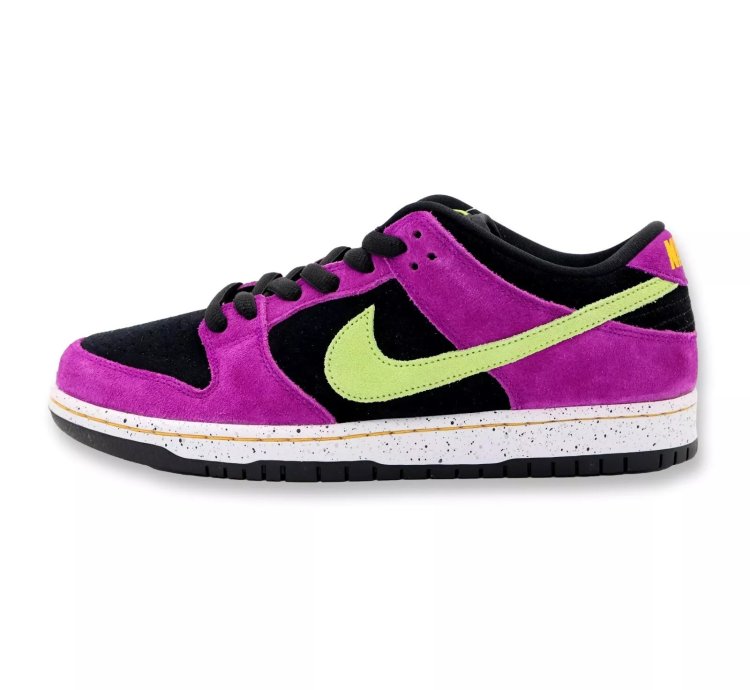Bq6817-501 Nike Sb Dunk Low Acg Terra Red Plum Black Taxi Citrin