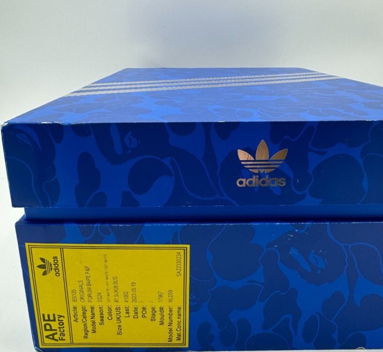 1 Of 100 Bape Adidas Forum Triple White