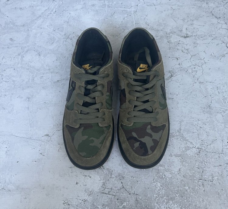 Nike Sb Dunk Low Pro Zoom Camo Sneakers