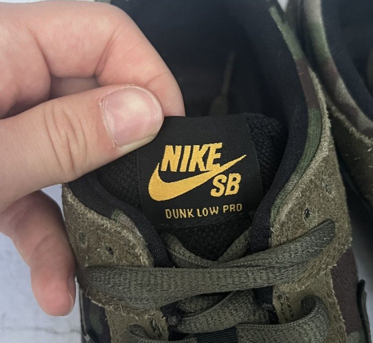 Nike Sb Dunk Low Pro Zoom Camo Sneakers