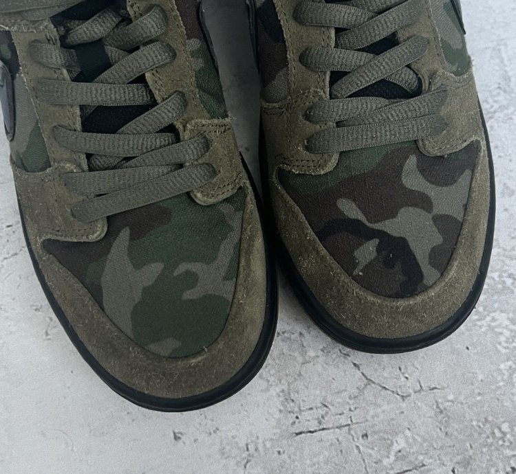Nike Sb Dunk Low Pro Zoom Camo Sneakers