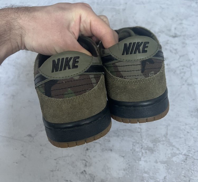 Nike Sb Dunk Low Pro Zoom Camo Sneakers