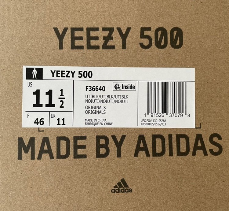 11 5 Utility Black Yeezy 500 Onyx Black 700 Pirate 350 V2
