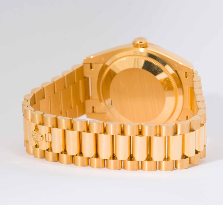 Rolex Day-date 36 Green Ombr Dial Yellow Gold 36mm 128238 - Box Papers 2024