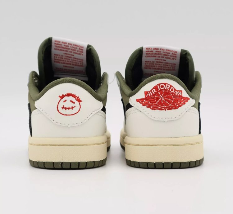 Do5442-200 Travis Scott Nike Ps Air Jordan 1 Low Og Sp Reverse Olive
