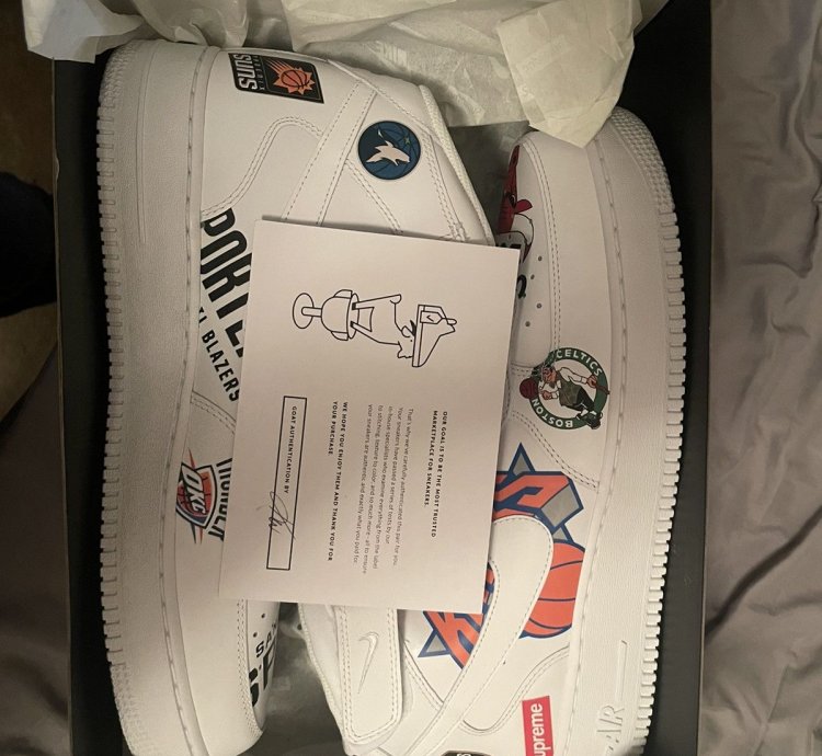 Supreme Nba Air Force 1 Mid 07 White 2018