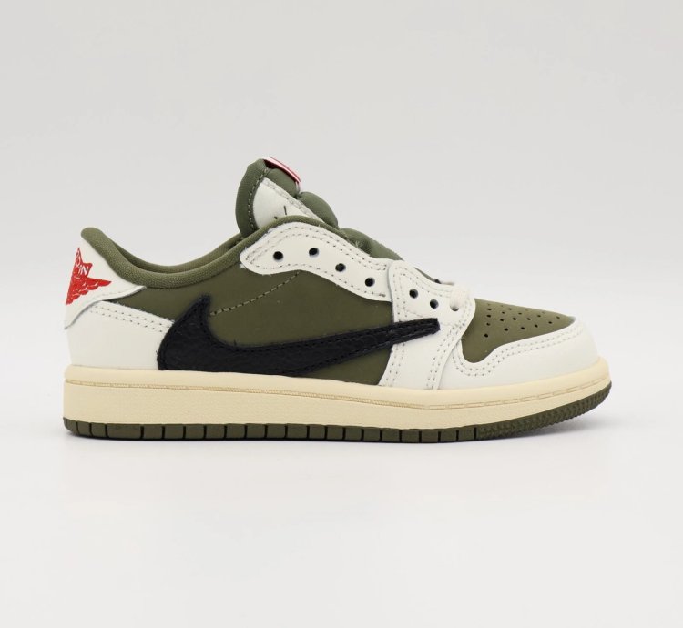 Do5442-200 Travis Scott Nike Ps Air Jordan 1 Low Og Sp Reverse Olive