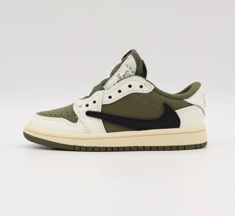 Do5442-200 Travis Scott Nike Ps Air Jordan 1 Low Og Sp Reverse Olive