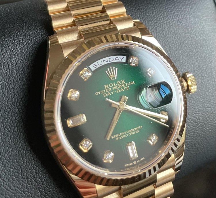 Rolex Day-date 36 Green Ombre 2020 Unworn Rolex Green Ombr New 2020 Non Negotiable