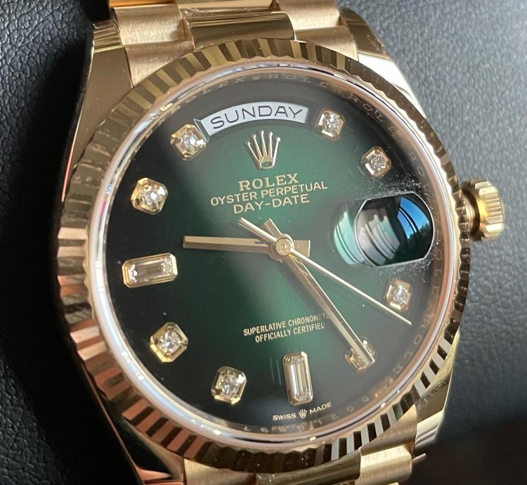 Rolex Day-date 36 Green Ombre 2020 Unworn Rolex Green Ombr New 2020 Non Negotiable