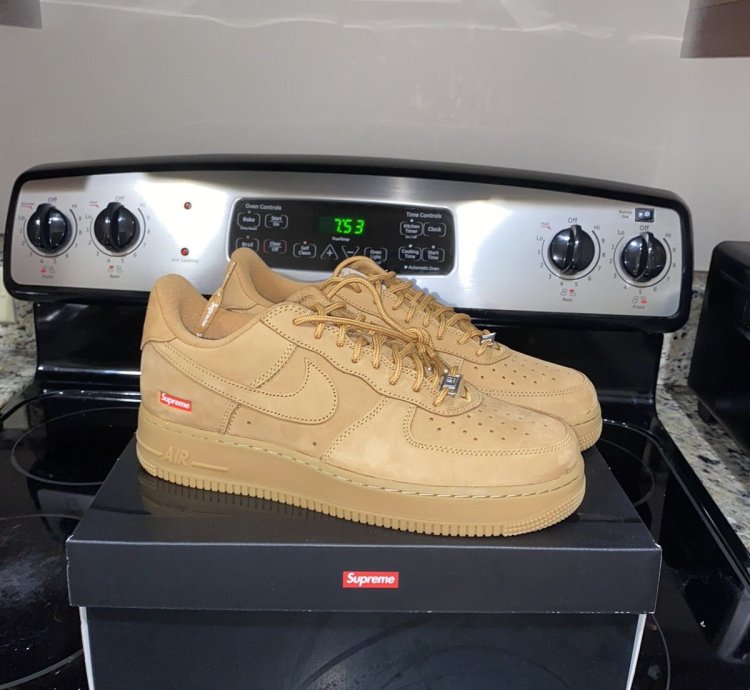 Supreme Nike Af1 Wheat