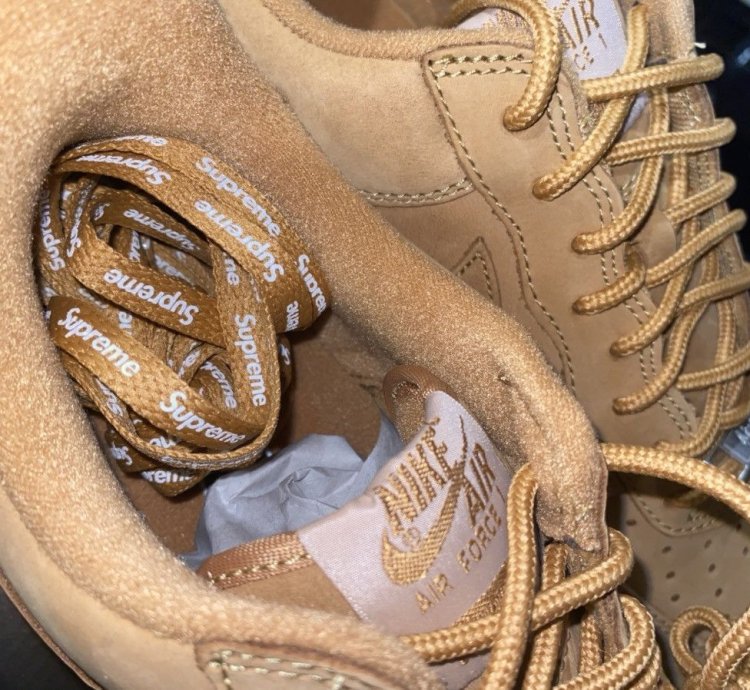 Supreme Nike Af1 Wheat