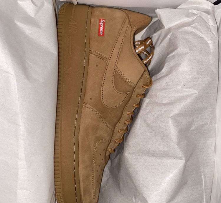 Supreme Nike Af1 Wheat