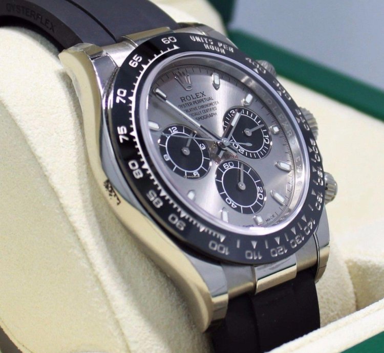 Rolex Daytona 18k White Gold 116519ln Oyster Perpetual Unworn Box Papers