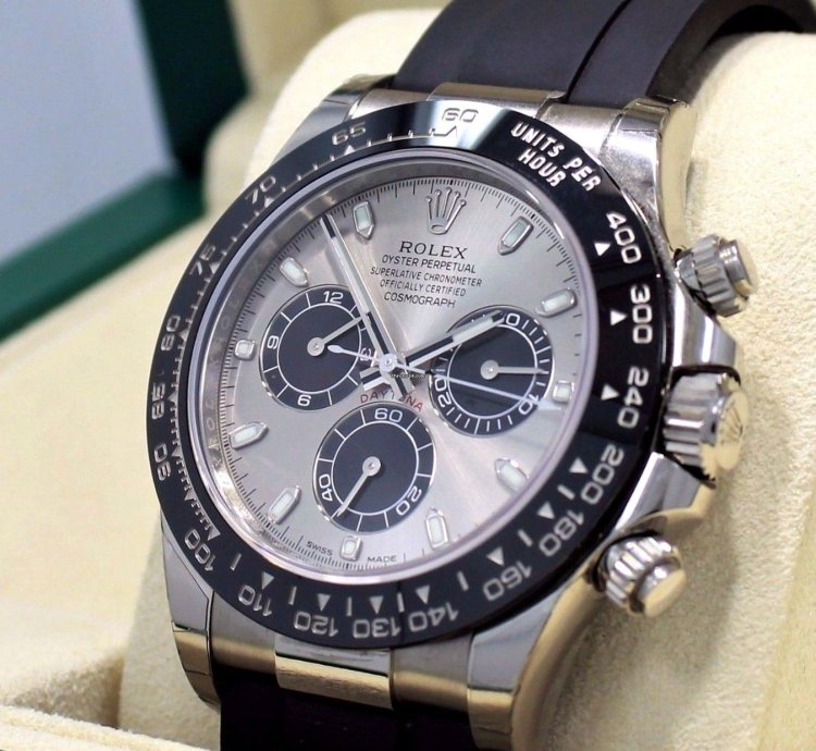 Rolex Daytona 18k White Gold 116519ln Oyster Perpetual Unworn Box Papers