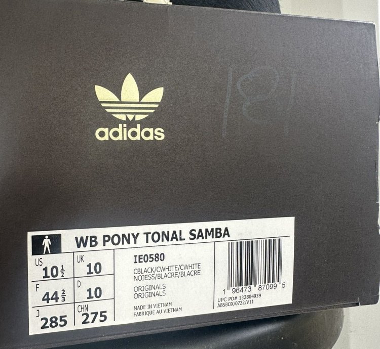 2 Pairs Of Wales Bonner Pony Hair Samba