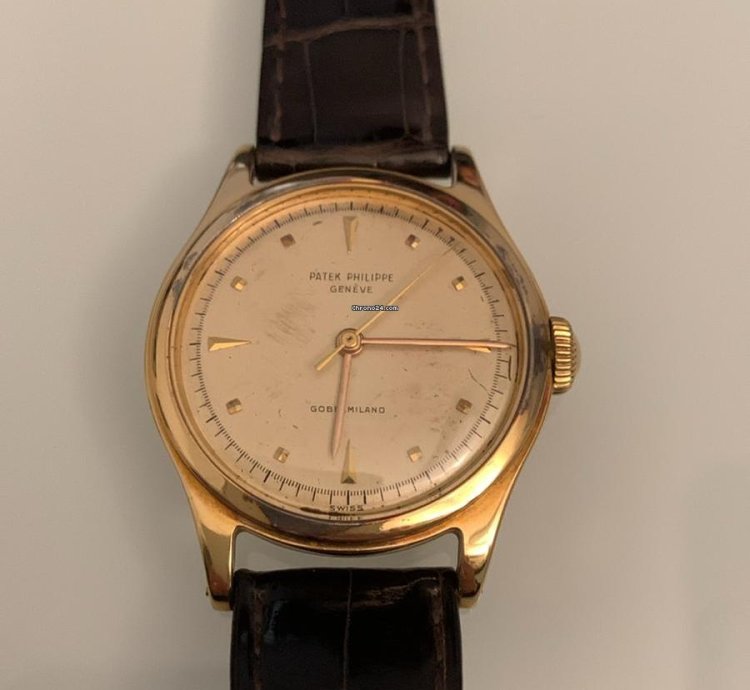 Patek Philippe Calatrava Fibia In Oro Rosa Cinturino Tutto Originale