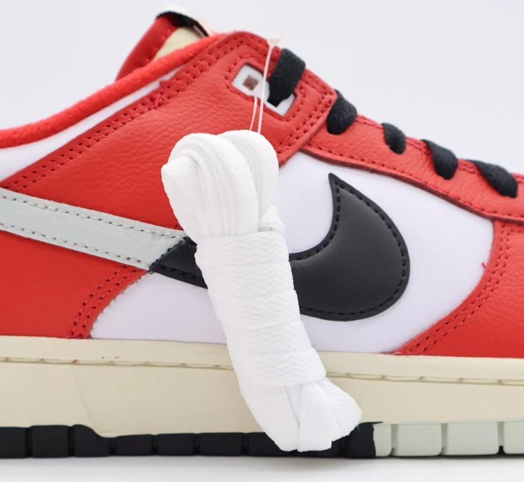 Dz2536-600 Nike Dunk Low Retro Prm Chicago Split University Red Black