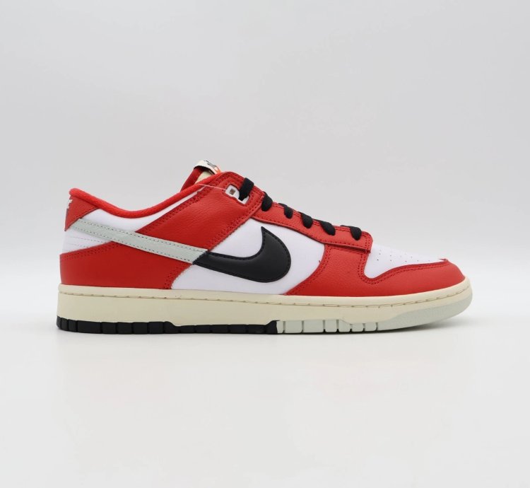 Dz2536-600 Nike Dunk Low Retro Prm Chicago Split University Red Black
