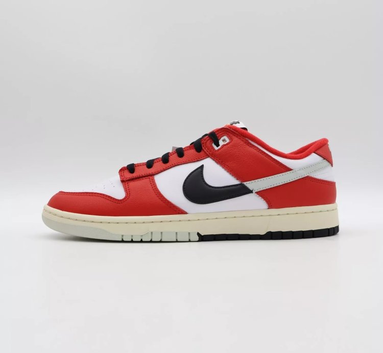 Dz2536-600 Nike Dunk Low Retro Prm Chicago Split University Red Black