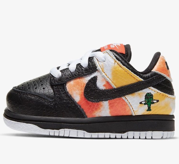 Nike Sb Dunk Low Raygun Tie-dye Black td