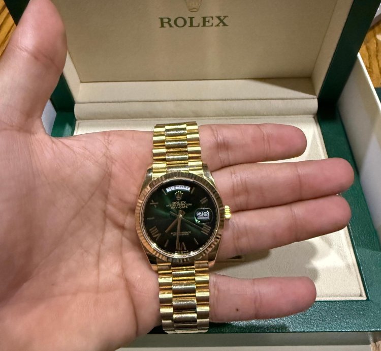 Rolex Day-date 36 Green Roman