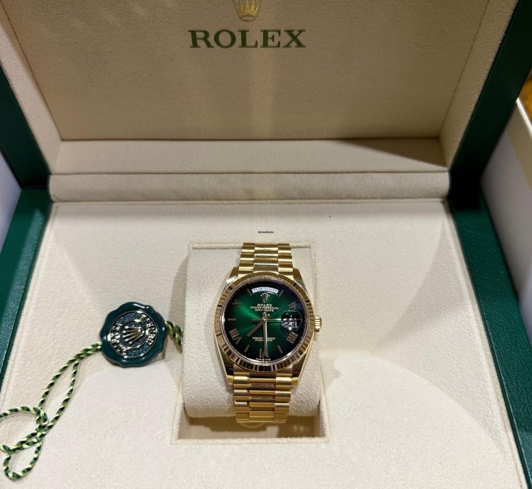 Rolex Day-date 36 Green Roman
