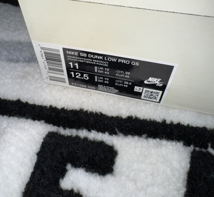 Nike Sb Dunk Low Riot Skateshop size 11