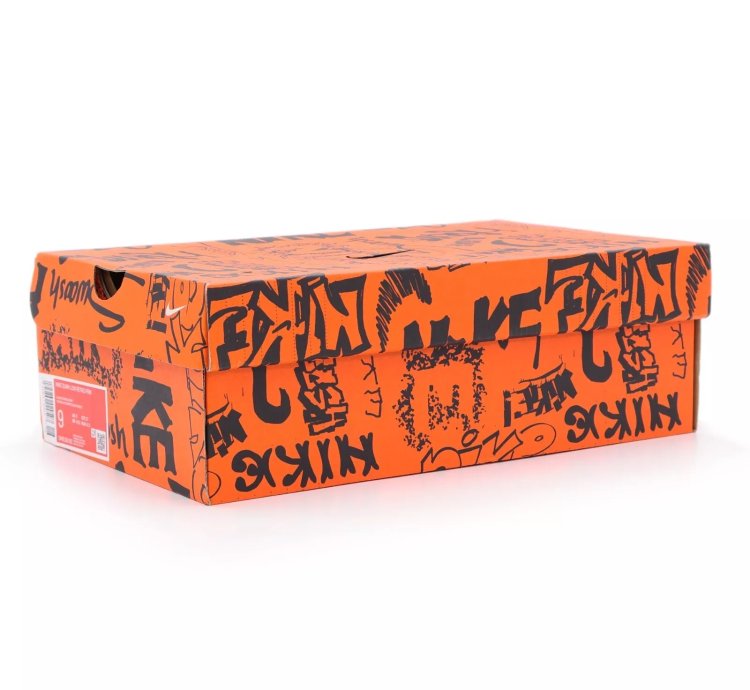 Dm0108-001 Nike Dunk Low Graffiti Black Red Grey Orange Tie-dye Khaki
