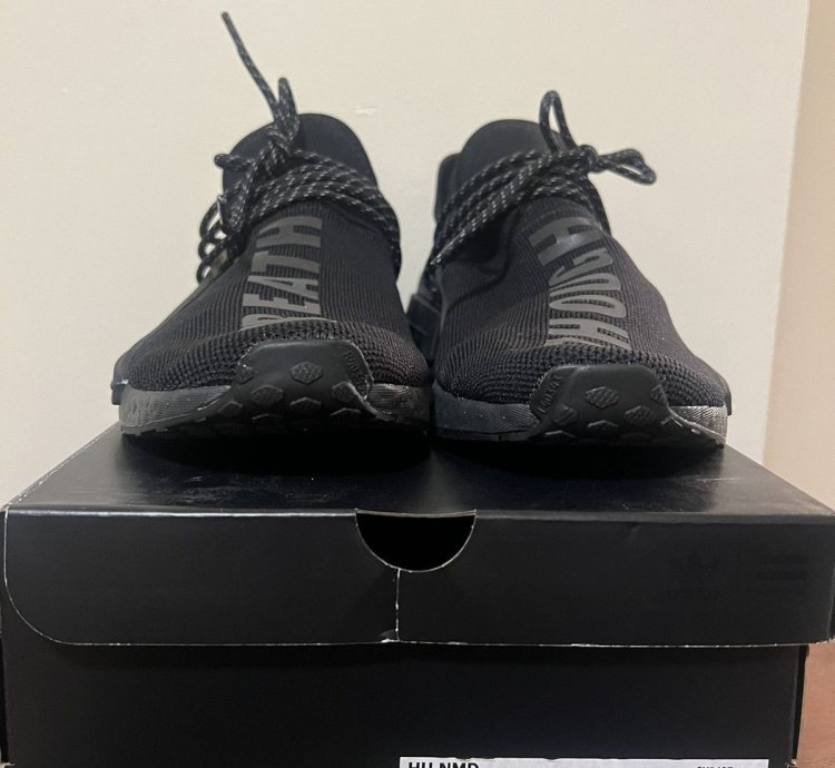 2021 Pharrel Nmd Human Race Triple Black