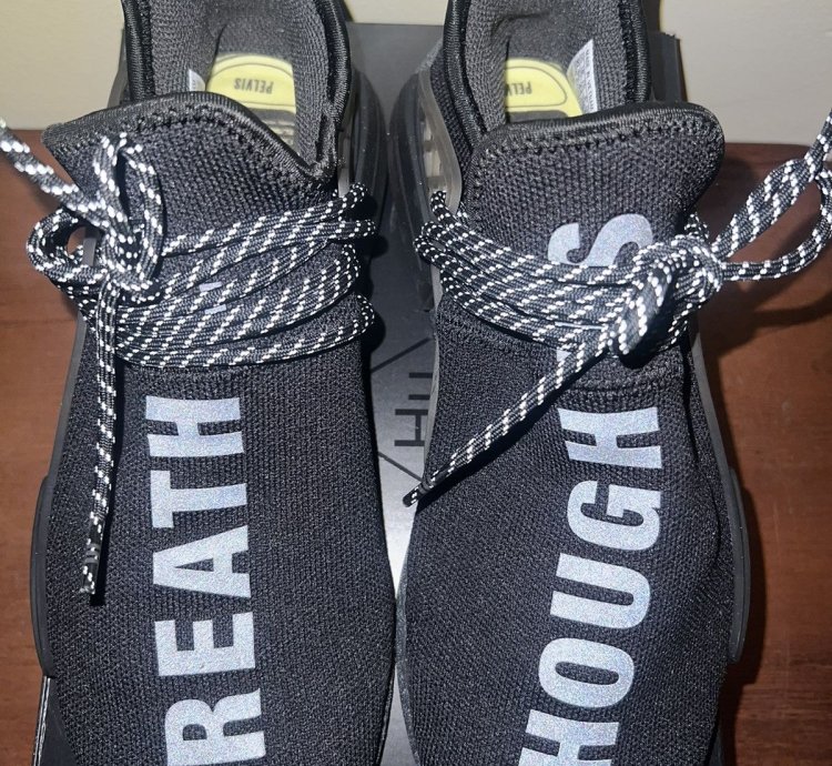 2021 Pharrel Nmd Human Race Triple Black