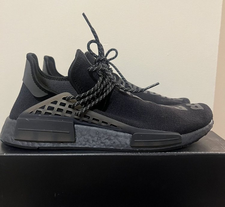2021 Pharrel Nmd Human Race Triple Black