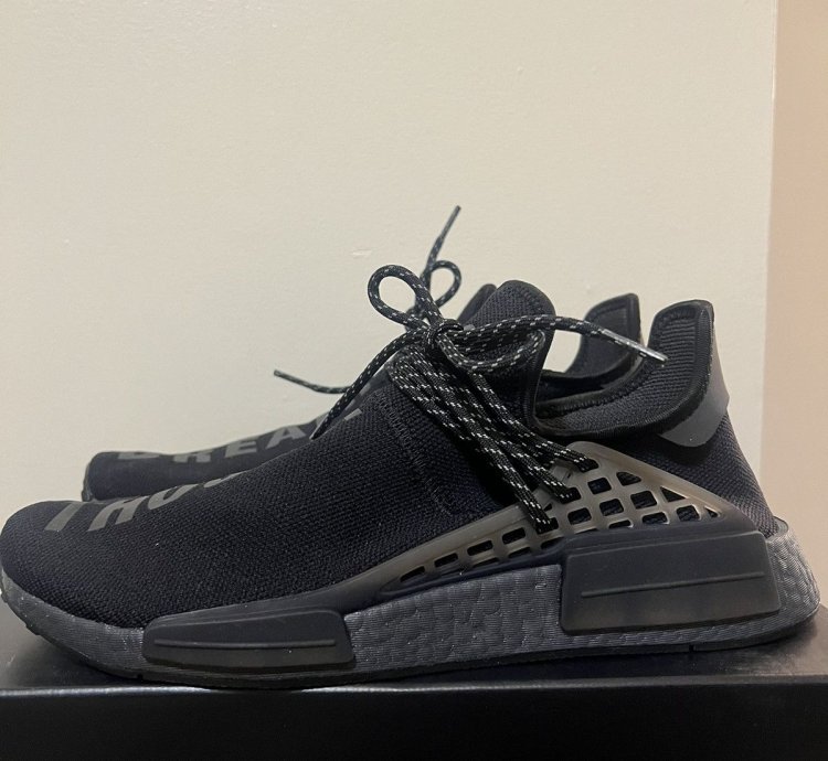 2021 Pharrel Nmd Human Race Triple Black