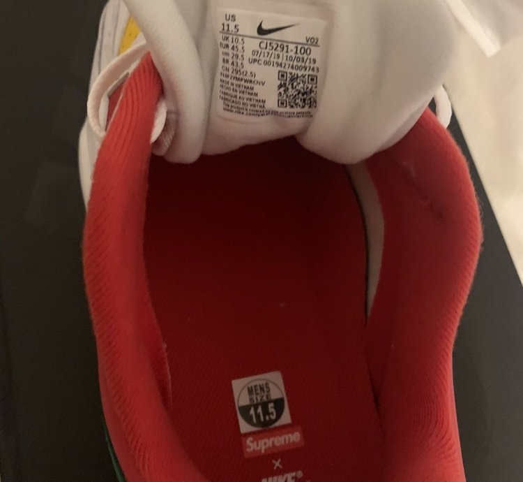 Supreme Nike Air Cross Trainer 3 Low White