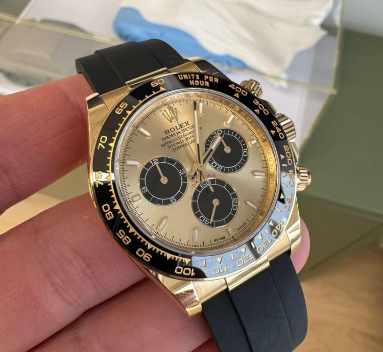 Rolex Daytona 18k Yellow Gold Ceramic Oysterflex Yml Pikachu Bnib 2024