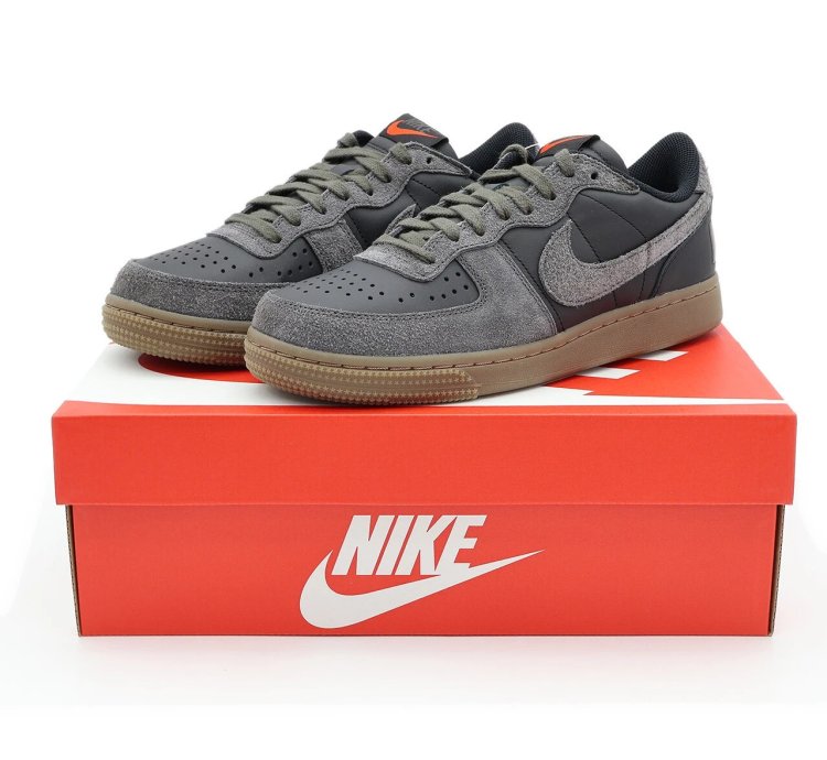 Fv0396-001 Nike Terminator Low Black Medium Ash Gum Dark Brown Grey