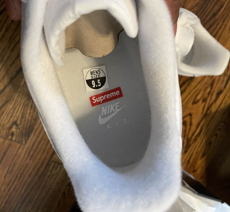 Supreme Nike Air Force 1 Af1 White Uptowns