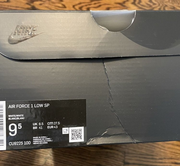 Supreme Nike Air Force 1 Af1 White Uptowns