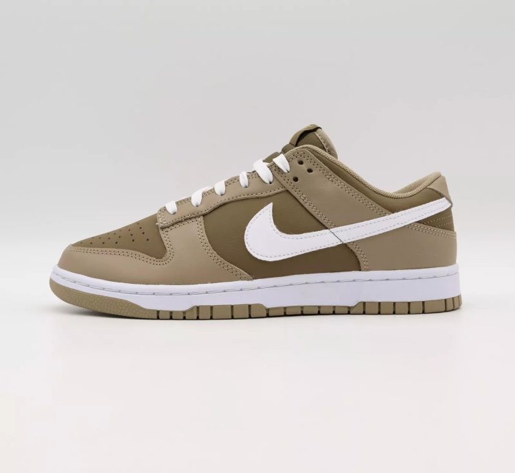 Dj6188-200 Nike Dunk Low Retro Judge Grey Khaki White Hazel Rush Brown
