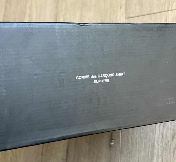 Supreme Nike Air Force 1 Comme Des Garcons Black Low Sneaker