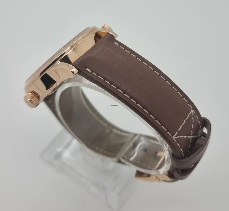 Patek Philippe Calatrava Pilot Travel Time 18k Rose Gold Mens 42mm Watch Ps