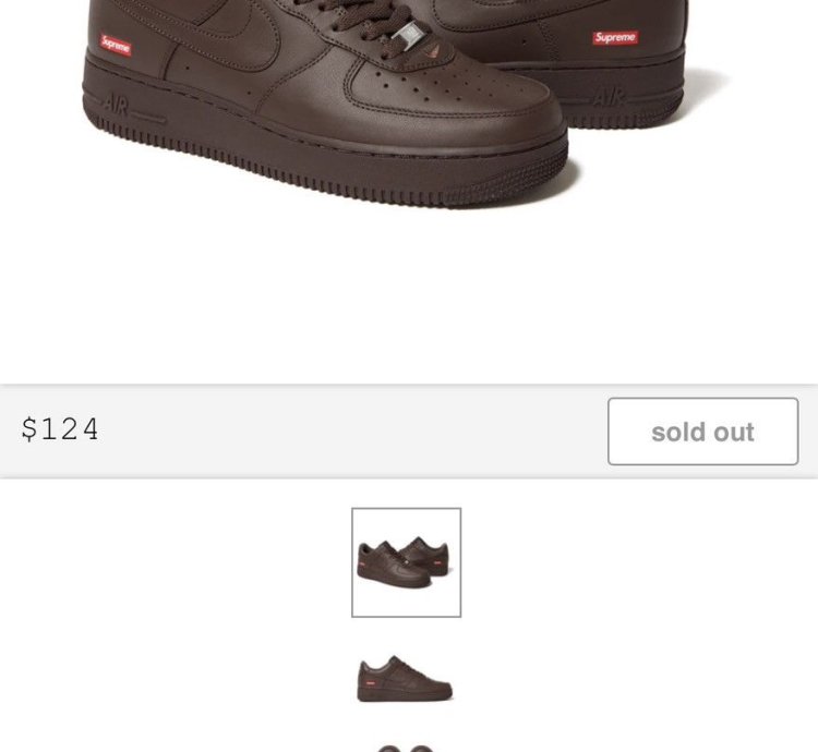 Supreme Nike Air Force 1 Low