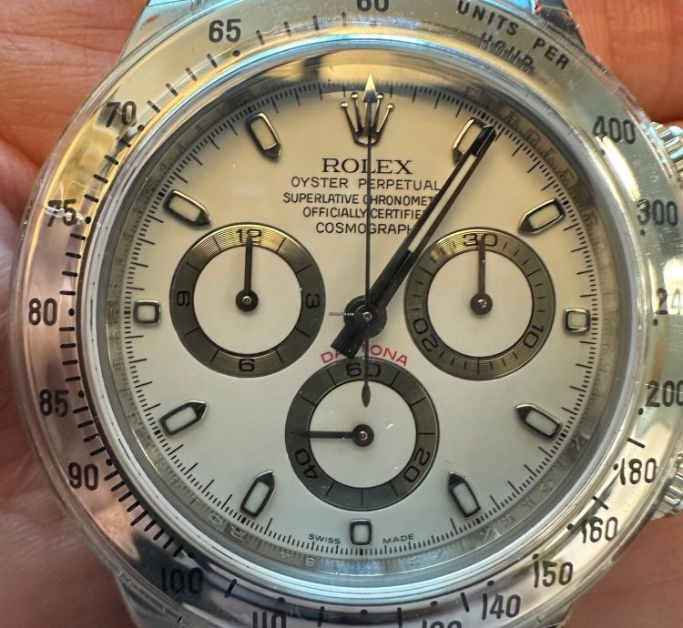 Rolex Daytona 2007 White Dial 116520 Full Stickers Full Set Nos Unworn
