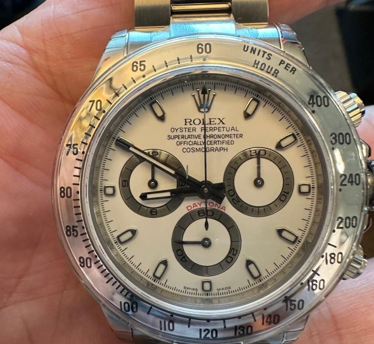 Rolex Daytona 2007 White Dial 116520 Full Stickers Full Set Nos Unworn