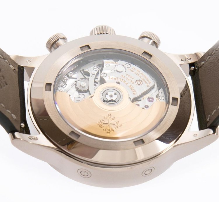 Patek Philippe Calatrava Pilot Travel Time Chronograph 11 2023 Top Condition Box Papers Vat