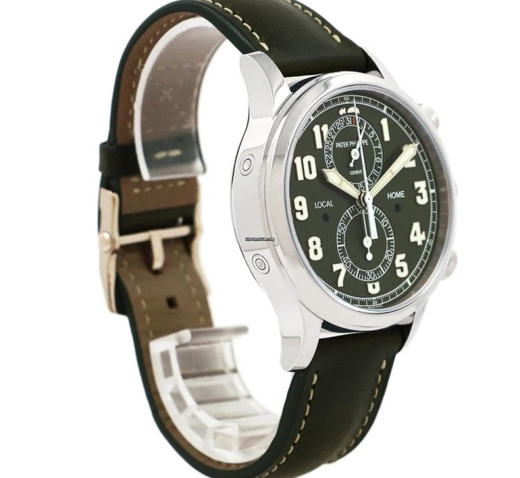 Patek Philippe Calatrava Pilot Travel Time Chronograph 5924g-010