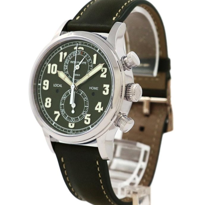 Patek Philippe Calatrava Pilot Travel Time Chronograph 5924g-010